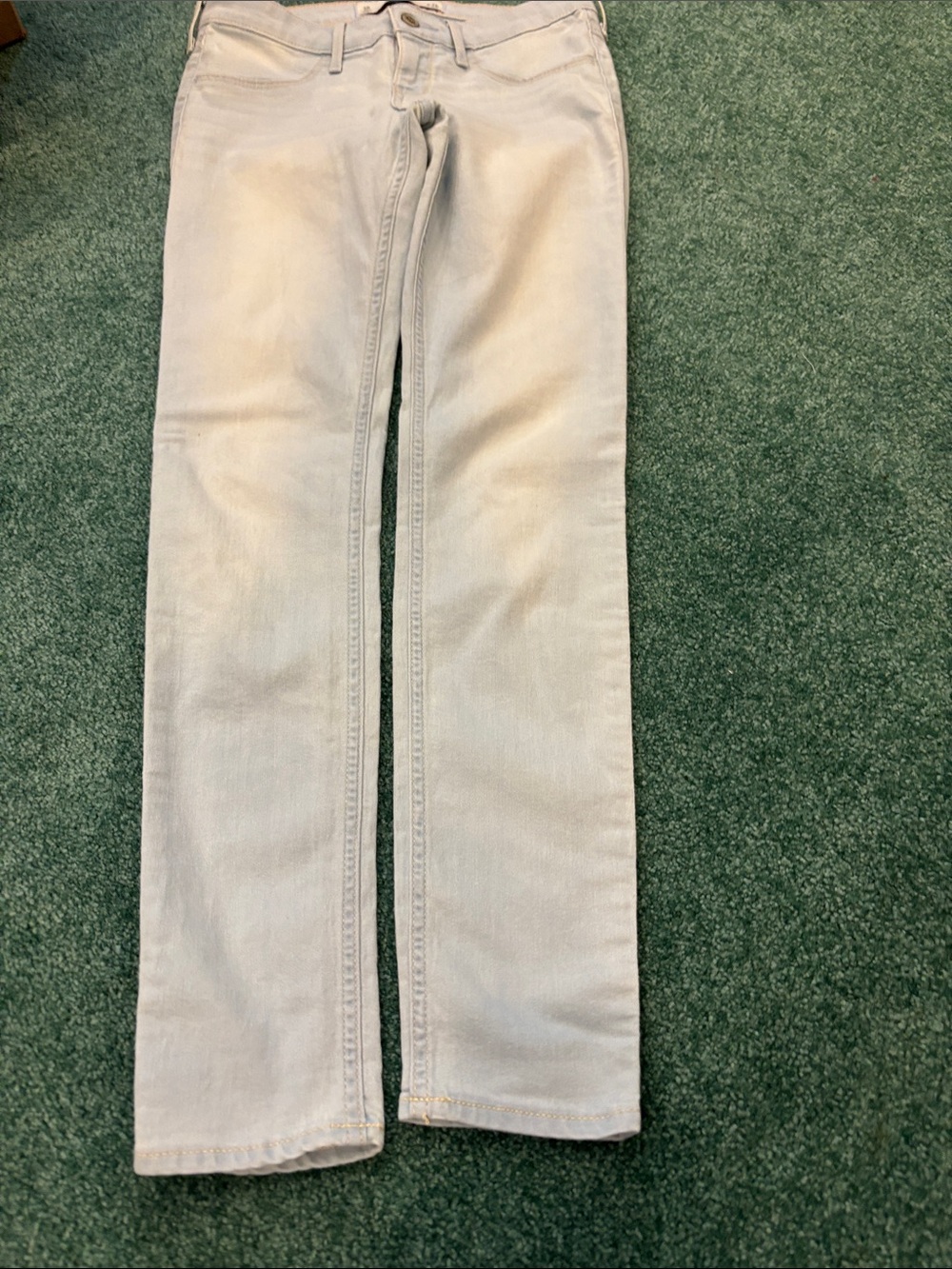 Hollister Women Skinny Jeans 3R Light Wash 26x29 EUC